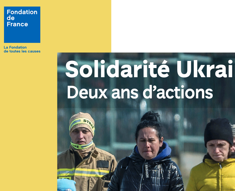 Deux ans après le début du conflit en Ukraine, près de 13 millions d'euros ont été engagés par la Fondation de France