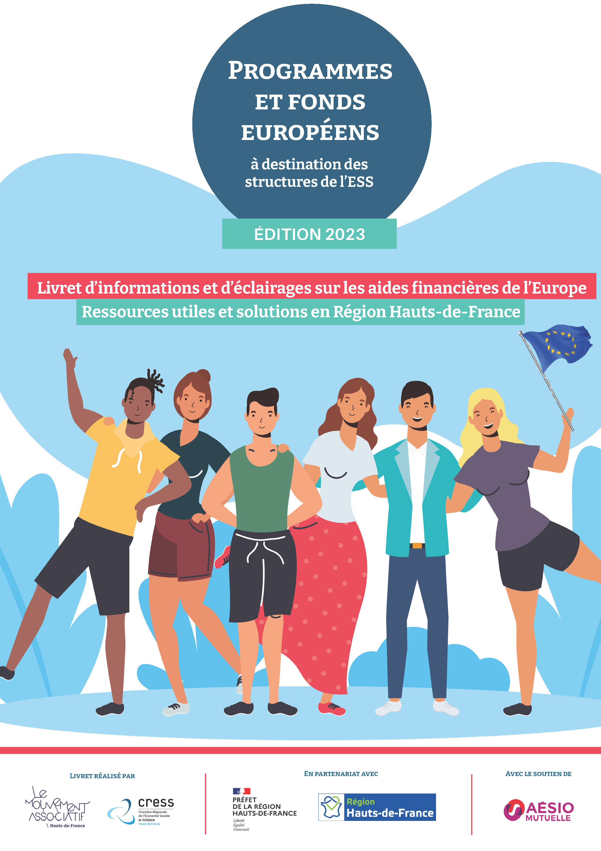 Livret "Programmes et fonds européens" pour les acteurs de l'ESS et de la vie associative