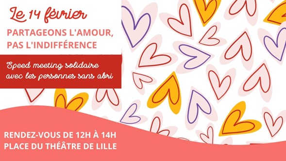 Une Saint-Valentin placée sous le signe de la solidarité avec les personnes sans abri