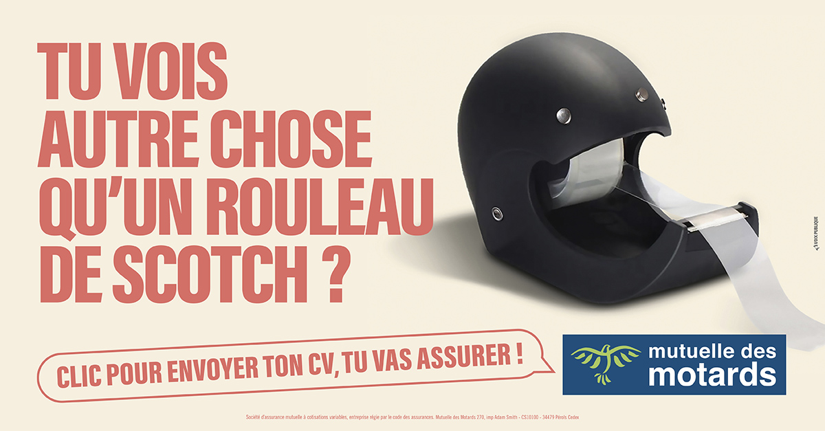 Vous voyez autre chose qu'un rouleau de scotch ?