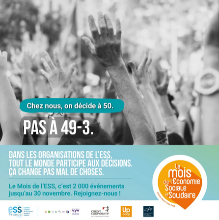 L'ESS et la démocratie. Dans l'économie sociale et solidaire, tout le monde propose des solutions ! Pas besoin de dissolution 
